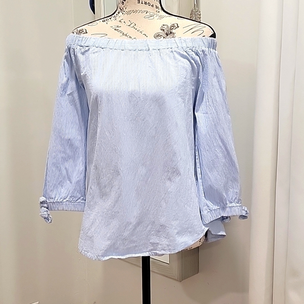 Cottagecore Potter's Pot cold shoulder Shirt.  B126